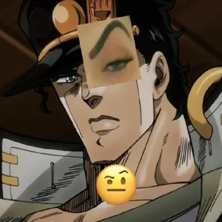 🤨 emoji Jjba vol.1 @AnimeOcean_GiFs Telegram sticker 24 of 44