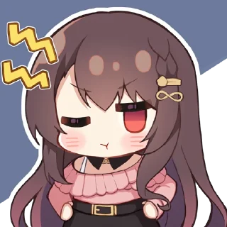 😤 emoji 恋爱绮谭 Telegram sticker 16 of 16