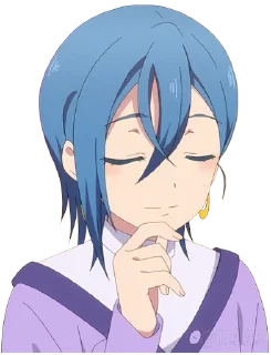 😌 emoji Wakana Shiki @Y2LAB Telegram sticker 9 of 93