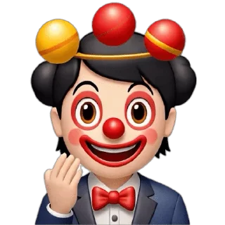 🤡 emoji Amazing emoji🔥By屌丝芸和莹 Telegram sticker 24 of 34
