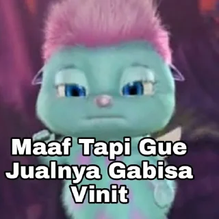 Sticker from BUTUH DUIT BUKAN KENIT