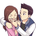 😋 emoji You and I Telegram sticker 7 of 42