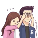 🙈 emoji You and I Telegram sticker 8 of 42