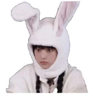 😕 emoji Haerin❤️ @NJZSTICKER Telegram sticker 6 of 47