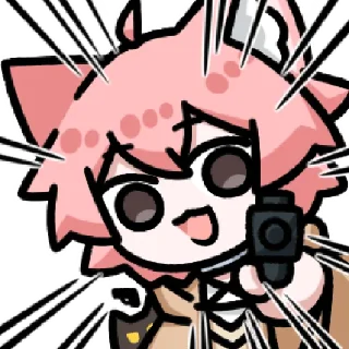 🔫 emoji 凌梦 @zhaxia_cn Telegram sticker 22 of 64