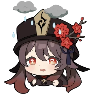 😢 emoji 胡桃 via しらす (PID: 85701) Telegram sticker 17 of 43
