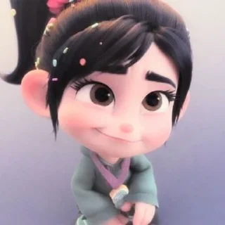 🧩 emoji vanellope┊₊·͟͟͟͟͟͟͞͞͞͞͞͞➳ @PUZZLESPIECE ༉‧₊ Telegram sticker 20 of 55