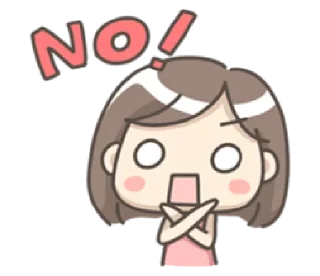 🙅‍♀️ emoji Gululu | @cutestickers4you Telegram sticker 11 of 40
