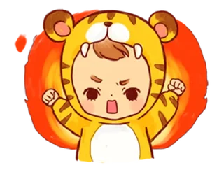 😡 emoji pettibebe | @cutestickers4you Telegram sticker 8 of 32