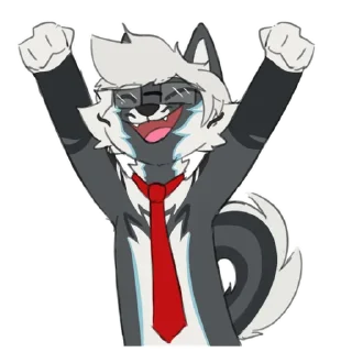 🎉 emoji Mike Fluffles [@Fluffy_Oreo] Telegram sticker 13 of 31