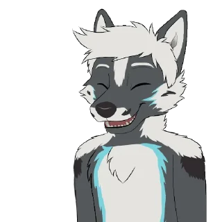 😄 emoji Mike Fluffles [@Fluffy_Oreo] Telegram sticker 3 of 31