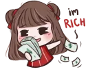 💵 emoji Baby Boo : Mumu [ Eng Ver. ] @bistic Telegram sticker 9 of 40
