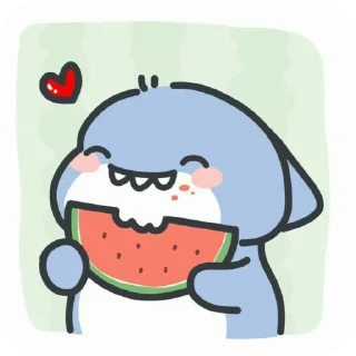 Sticker from sharkeu!! ♡̷̸ @bbunyse " 𓂃   !