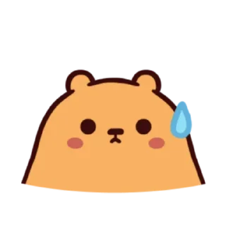 😢 emoji Kiwa Bear @urfavorito Telegram sticker 6 of 17