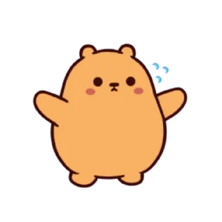 😢 emoji Kiwa Bear @urfavorito Telegram sticker 5 of 17