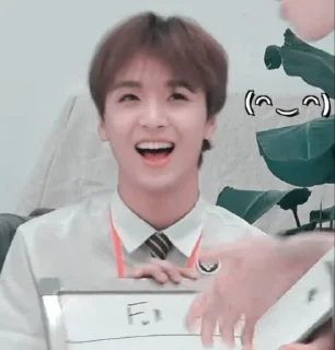 🌻 emoji Haechan @stickernct Telegram sticker 3 of 30