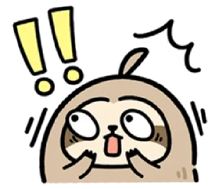 😱 emoji crown the sloth | @cutestickers4you Telegram sticker 13 of 24