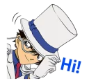 🙋 emoji Detective Conan @stickerscar Telegram sticker 18 of 40