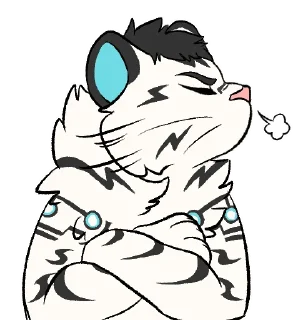 😒 emoji 白虎 WhiteTiger Telegram sticker 3 of 120