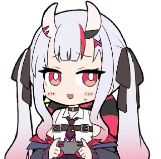 😅 emoji Nakiri Ayame ➜ @animee_stickers Telegram sticker 18 of 56