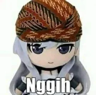 🙏 emoji cel syudah menjadi animej😘😍 Telegram sticker 8 of 15