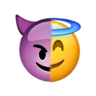 😇 emoji Tickers Telegram sticker 16 of 54