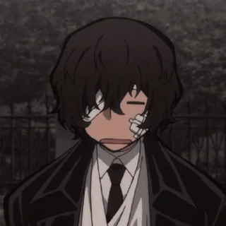 😐 emoji DAZAI - SAN BY @realstrawhat Telegram sticker 6 of 47
