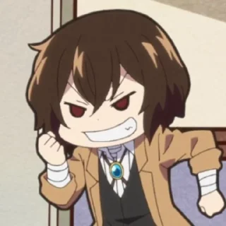😡 emoji DAZAI - SAN BY @realstrawhat Telegram sticker 20 of 47