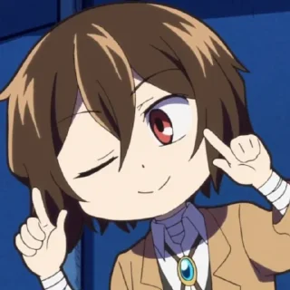👀 emoji DAZAI - SAN BY @realstrawhat Telegram sticker 24 of 47