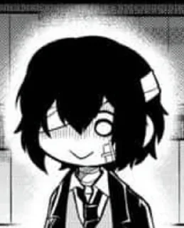 💗 emoji Dazai-san Telegram sticker 8 of 12