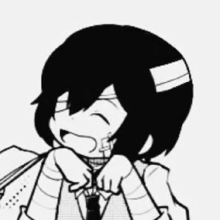 💗 emoji Dazai-san Telegram sticker 9 of 12