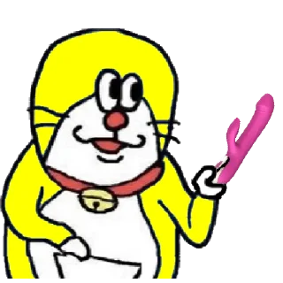 😐 emoji yellow doraemon Telegram sticker 13 of 41