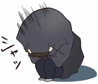 😰 emoji My anime Telegram sticker 7 of 47