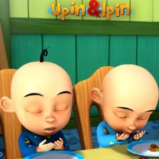 👥 emoji Upin Ipin sungkem @foolssticker Telegram sticker 17 of 120
