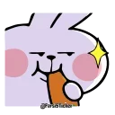 😎 emoji @Opstickerpacks ✨ Rabbit 🌸💫 Telegram sticker 16 of 24