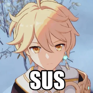 🤨 emoji Genshin Meme Telegram sticker 21 of 120