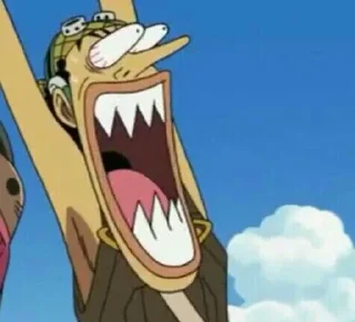 😱 emoji One Piece:) Telegram sticker 20 of 71