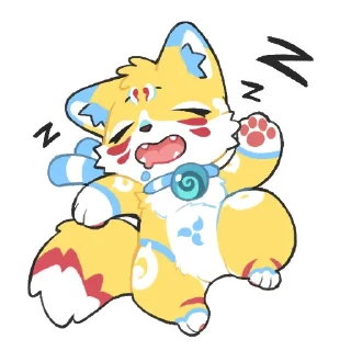 💤 emoji Kurari Kitsune Telegram sticker 20 of 44