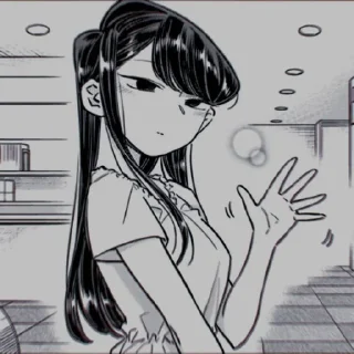 💭 emoji komi Shouko | @nanostickers Telegram sticker 22 of 41