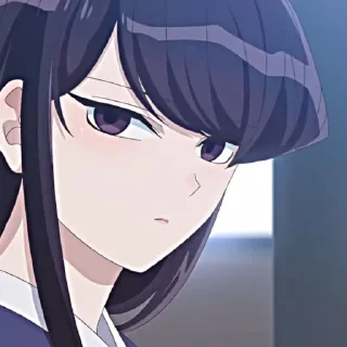 🍀 emoji Komi Shouko @BakeryPack Telegram sticker 18 of 40