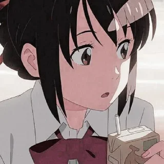 ✉️ emoji Mitsuha Miyamizu ; @yourtikel Telegram sticker 15 of 30