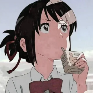 ✉️ emoji Mitsuha Miyamizu ; @yourtikel Telegram sticker 16 of 30