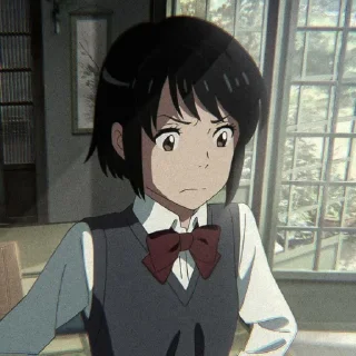 🛵 emoji Mitsuha Miyamizu @StickerKeep Telegram sticker 16 of 40