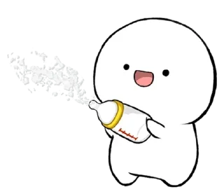 ⚪️ emoji baby blob | @phstickerpackganern Telegram sticker 23 of 40