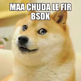 🥺 emoji Doge in pain | @SaiyanKakarot7 Telegram sticker 19 of 38
