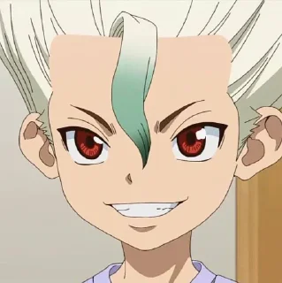 🚼 emoji senku ishigami @stickeranimenih Telegram sticker 14 of 57