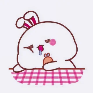 🐰 emoji Bunnies ꒷꒦ ─ ✾ @Shinpoy Telegram sticker 11 of 25