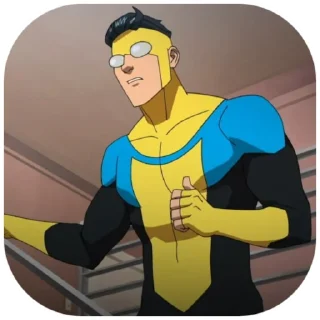 👍 emoji Invincible @Stickersey Telegram sticker 20 of 75