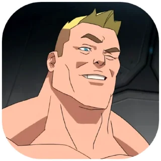 😉 emoji Invincible @Stickersey Telegram sticker 9 of 75