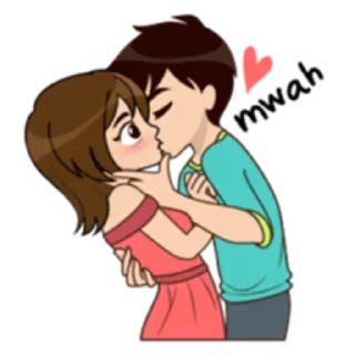 😘 emoji ❤️Lovers❤️ |•| @ishq_wala_love |•| @Attitude_Network Telegram sticker 6 of 40